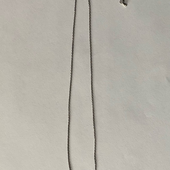 Triangle Opal Pendant Necklace - Picture 2 of 3